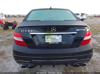 Lot #2994067800 2013 MERCEDES-BENZ C 63 AMG