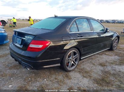 Lot #2994067800 2013 MERCEDES-BENZ C 63 AMG