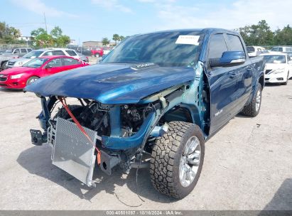 Lot #2990349819 2021 RAM 1500 LARAMIE  4X4 5'7 BOX