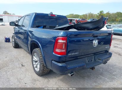 Lot #2990349819 2021 RAM 1500 LARAMIE  4X4 5'7 BOX