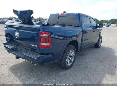 Lot #2990349819 2021 RAM 1500 LARAMIE  4X4 5'7 BOX