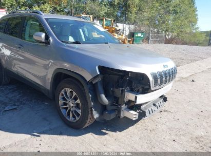 Lot #2995300335 2020 JEEP CHEROKEE LATITUDE LUX 4X4