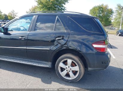 Lot #2992826327 2009 MERCEDES-BENZ ML 350 4MATIC