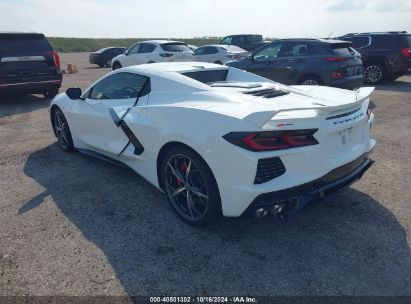 Lot #2992826321 2021 CHEVROLET CORVETTE STINGRAY RWD  3LT