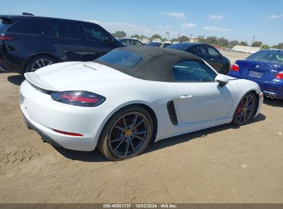 Lot #2992833862 2019 PORSCHE 718 BOXSTER S