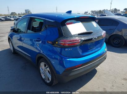 Lot #2992814491 2023 CHEVROLET BOLT EV FWD 1LT