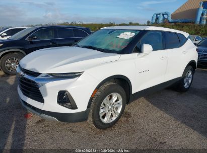 Lot #2995284627 2021 CHEVROLET BLAZER FWD 1LT