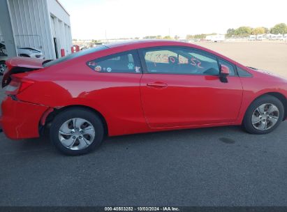 Lot #2992830535 2013 HONDA CIVIC LX