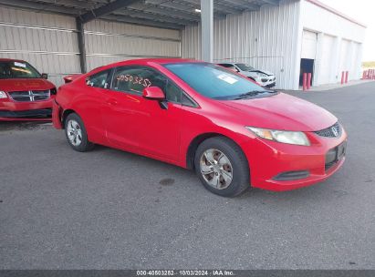 Lot #2992830535 2013 HONDA CIVIC LX