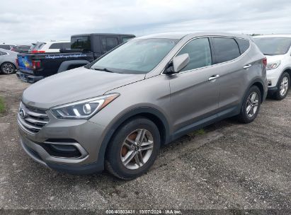 Lot #2995284489 2017 HYUNDAI SANTA FE SPORT 2.4L