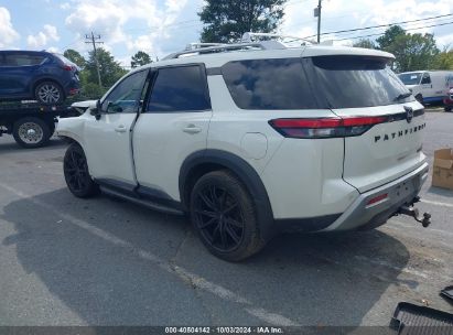 Lot #2992826552 2022 NISSAN PATHFINDER PLATINUM 2WD