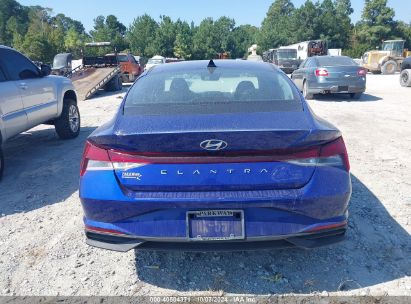 Lot #2997777125 2021 HYUNDAI ELANTRA SEL