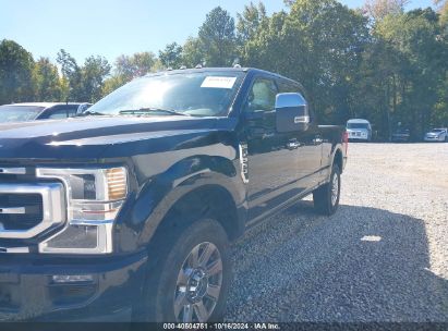 Lot #2992826523 2020 FORD F-350 PLATINUM