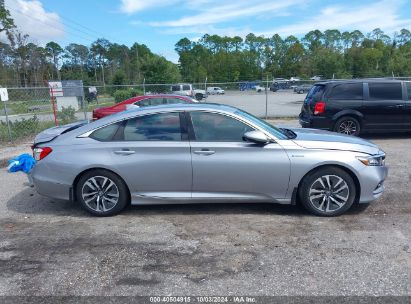 Lot #2997777113 2020 HONDA ACCORD HYBRID EX-L