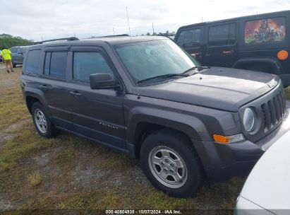 Lot #2992833858 2017 JEEP PATRIOT SPORT FWD