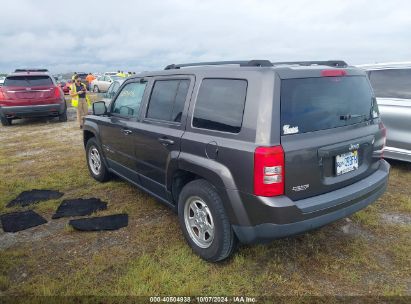 Lot #2992833858 2017 JEEP PATRIOT SPORT FWD