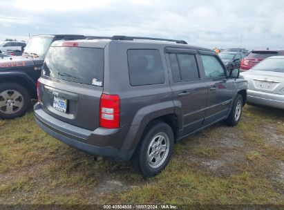 Lot #2992833858 2017 JEEP PATRIOT SPORT FWD