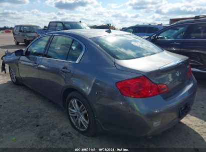 Lot #3056070975 2012 INFINITI G37X