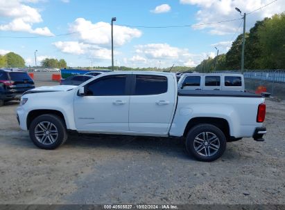 Lot #2996534247 2021 CHEVROLET COLORADO 2WD  SHORT BOX WT