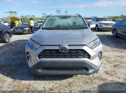 Lot #2995284418 2021 TOYOTA RAV4 HYBRID XLE