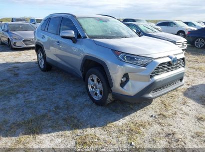 Lot #2995284418 2021 TOYOTA RAV4 HYBRID XLE