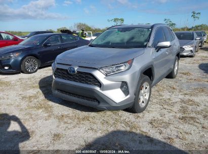 Lot #2995284418 2021 TOYOTA RAV4 HYBRID XLE