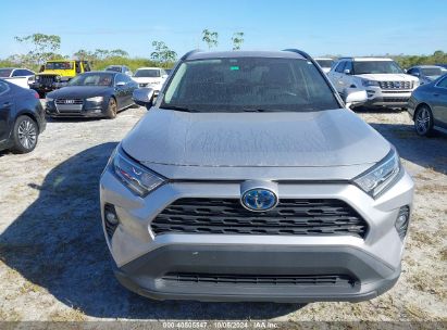 Lot #2995284418 2021 TOYOTA RAV4 HYBRID XLE