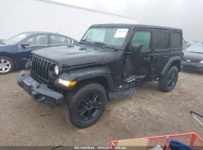 Lot #2992817989 2022 JEEP WRANGLER UNLIMITED SAHARA ALTITUDE