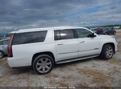 Lot #2992826423 2017 CADILLAC ESCALADE ESV LUXURY