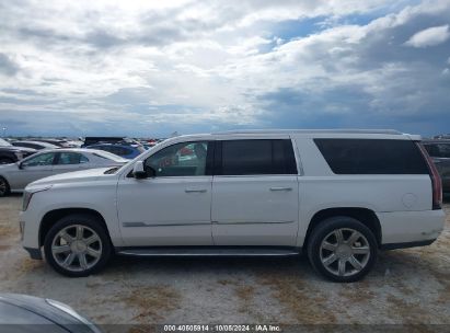 Lot #2992826423 2017 CADILLAC ESCALADE ESV LUXURY