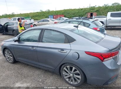 Lot #2992826418 2019 HYUNDAI ACCENT LIMITED