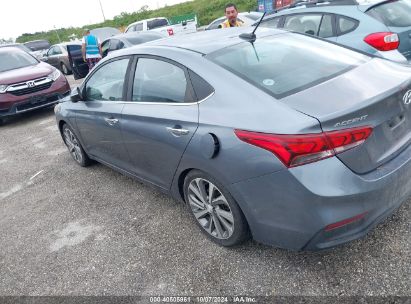 Lot #2992826418 2019 HYUNDAI ACCENT LIMITED