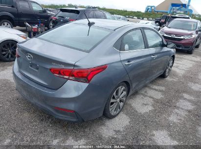 Lot #2992826418 2019 HYUNDAI ACCENT LIMITED