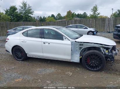 Lot #3051084341 2022 GENESIS G70 3.3T AWD LAUNCH EDITION