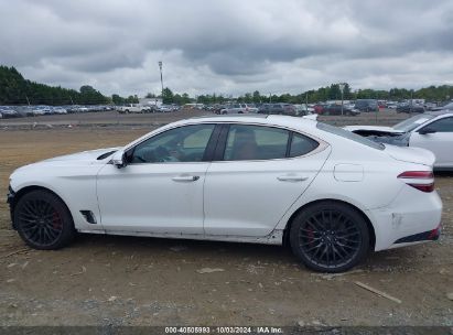 Lot #3051084341 2022 GENESIS G70 3.3T AWD LAUNCH EDITION