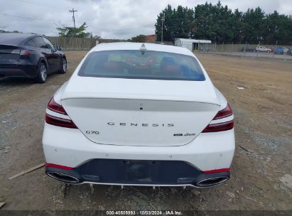 Lot #3051084341 2022 GENESIS G70 3.3T AWD LAUNCH EDITION