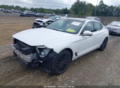 Lot #3051084341 2022 GENESIS G70 3.3T AWD LAUNCH EDITION