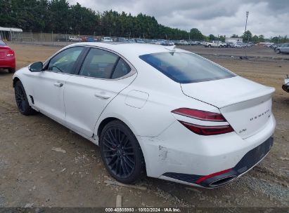 Lot #3051084341 2022 GENESIS G70 3.3T AWD LAUNCH EDITION