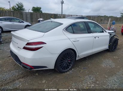 Lot #3051084341 2022 GENESIS G70 3.3T AWD LAUNCH EDITION