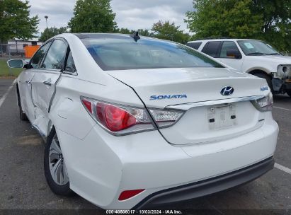 Lot #2992826415 2015 HYUNDAI SONATA HYBRID LIMITED