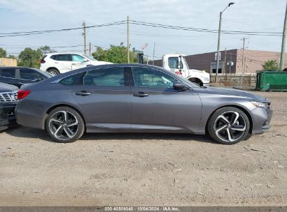 Lot #3035095780 2020 HONDA ACCORD SPORT