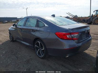 Lot #3035095780 2020 HONDA ACCORD SPORT