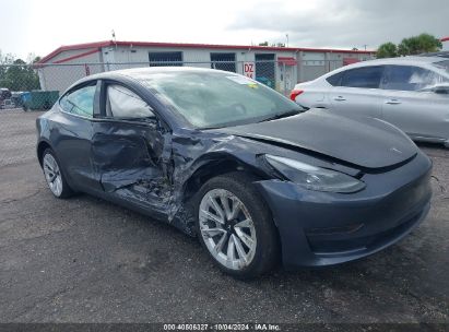 Lot #2995284624 2023 TESLA MODEL 3 REAR-WHEEL DRIVE