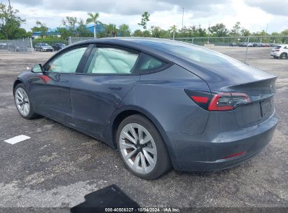 Lot #2995284624 2023 TESLA MODEL 3 REAR-WHEEL DRIVE