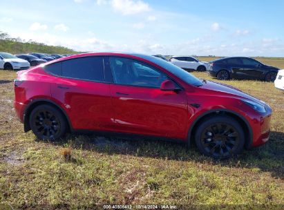 Lot #2992826393 2024 TESLA MODEL Y LONG RANGE DUAL MOTOR ALL-WHEEL DRIVE