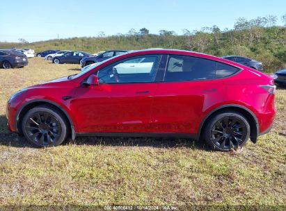 Lot #2992826393 2024 TESLA MODEL Y LONG RANGE DUAL MOTOR ALL-WHEEL DRIVE