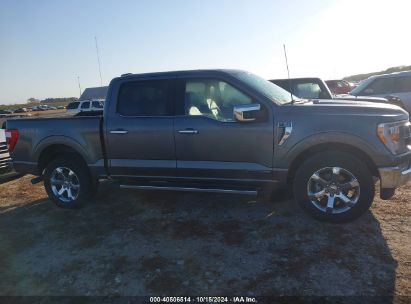 Lot #2992826391 2022 FORD F-150 LARIAT