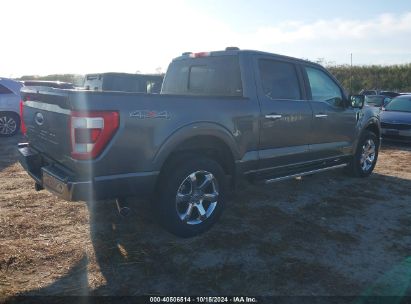 Lot #2992826391 2022 FORD F-150 LARIAT