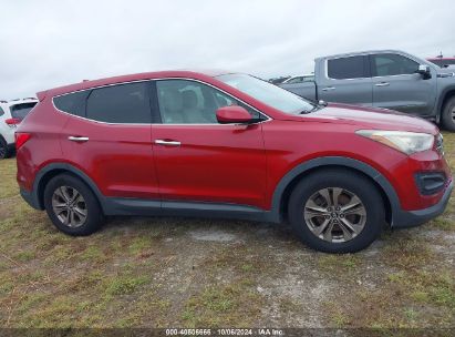 Lot #2992826370 2014 HYUNDAI SANTA FE SPORT 2.4L