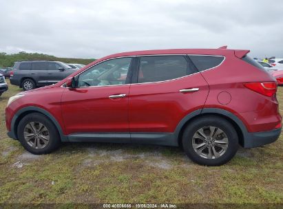 Lot #2992826370 2014 HYUNDAI SANTA FE SPORT 2.4L